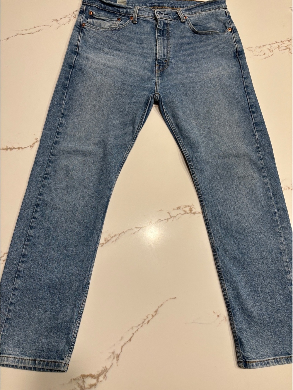 Levi's 505 Regular Fit Light Blue Men's Jeans Waist 36 Length 30